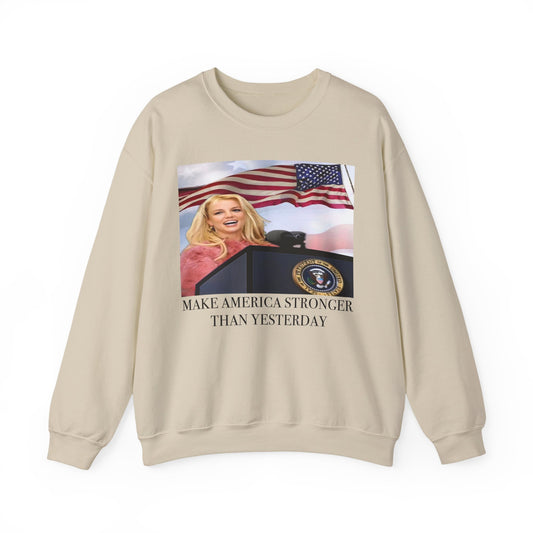 Crewneck Sweatshirt - MAKE AMERICA GREAT THAN yesterday
