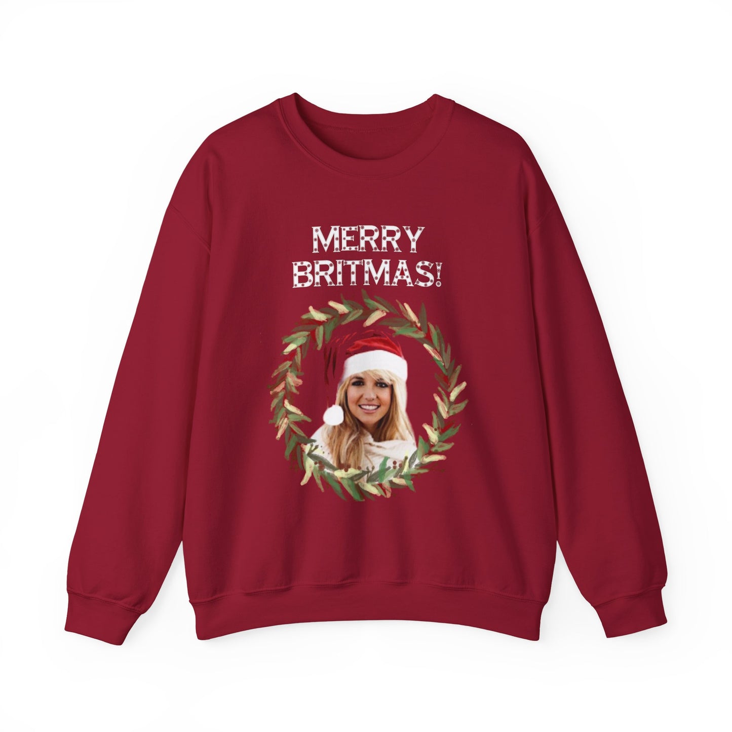 Crewneck Sweatshirt - MERRY BRITMAS Holiday Design
