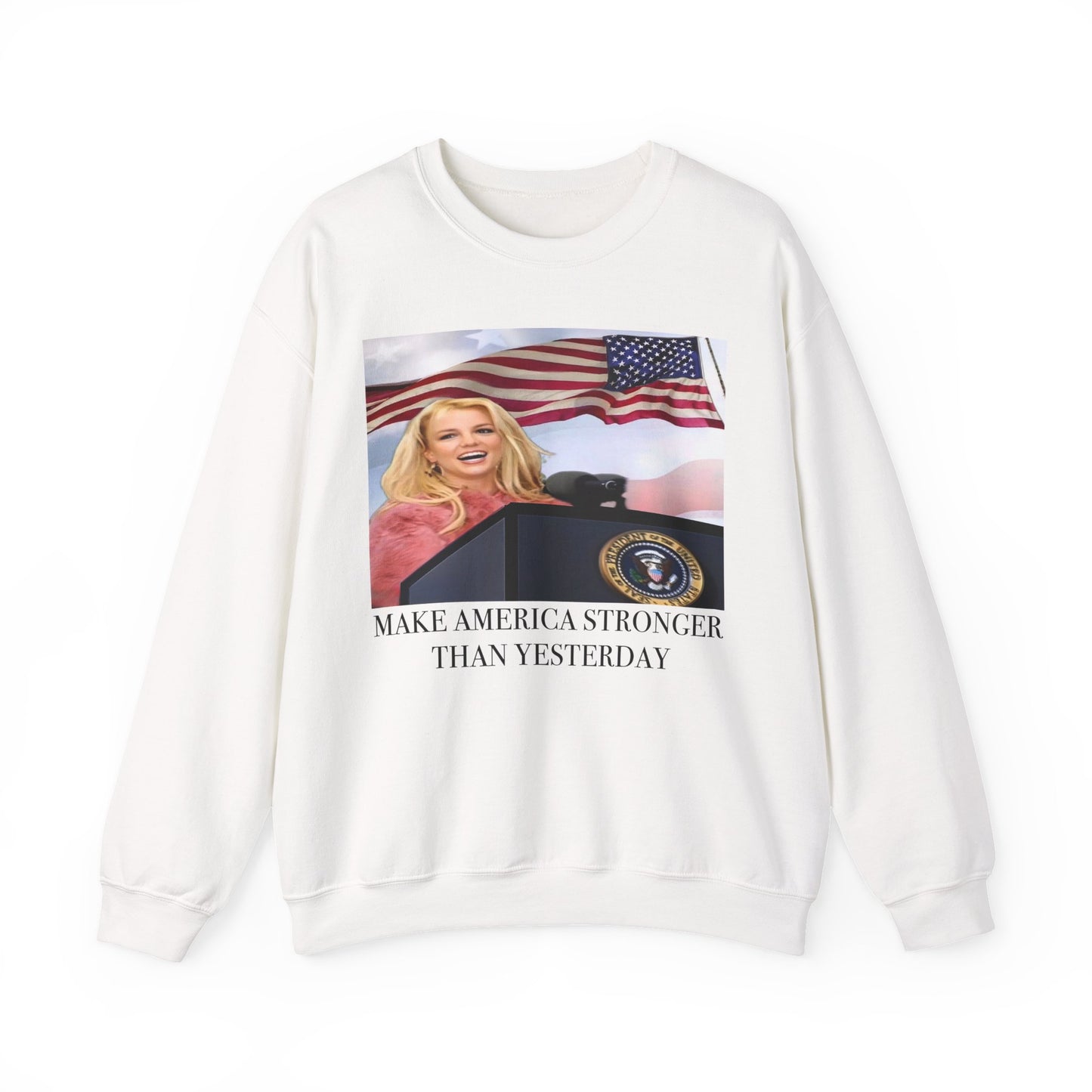Crewneck Sweatshirt - MAKE AMERICA GREAT THAN yesterday